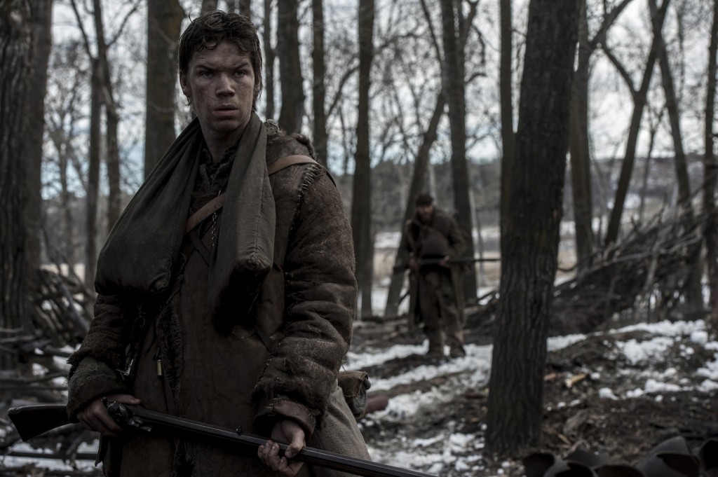 Will Poulter portrays legendary mountain man Jim Bridger in the REVENANT. Copyright © 2015 Twentieth Century Fox Film Corporation. All rights reserved. THE REVENANT Motion Picture Copyright © 2015 Regency Entertainment (USA), Inc. and Monarchy Enterprises S.a.r.l. All rights reserved.Not for sale or duplication.