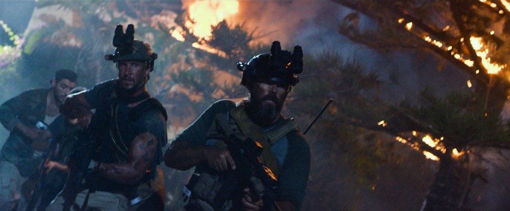 Left to right: Pablo Schreiber plays Kris "Tanto" Paronto and David Denman plays Dave "Boon" Benton in 13 Hours: The Secret Soldiers of Benghazi from Paramount Pictures and 3 Arts Entertainment / Bay Films in theatres January 15, 2016.