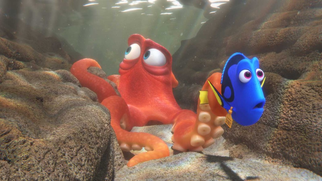 FINDING DORY – When Dory finds herself in the Marine Life Institute, a rehabilitation center and aquarium, Hank—a cantankerous octopus—is the first to greet her. Featuring Ed O'Neill as the voice of Hank and Ellen DeGeneres as the voice of Dory, "Finding Dory" opens on June 17, 2016. ©2016 Disney•Pixar. All Rights Reserved.