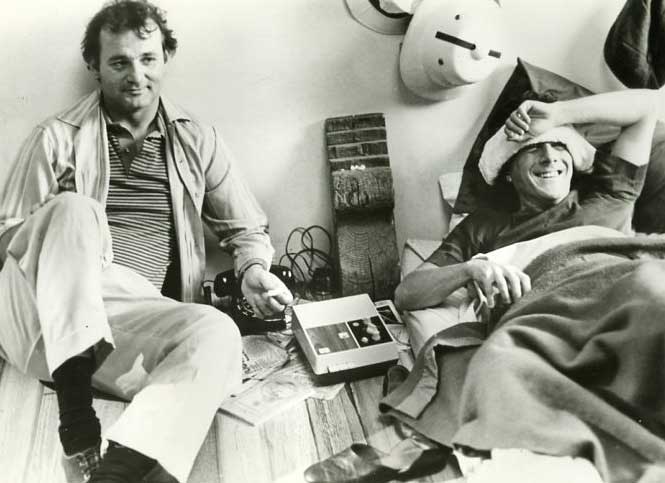 Bill-Murray-and-Dustin-Hoffman-on-the-set-of-Tootsie